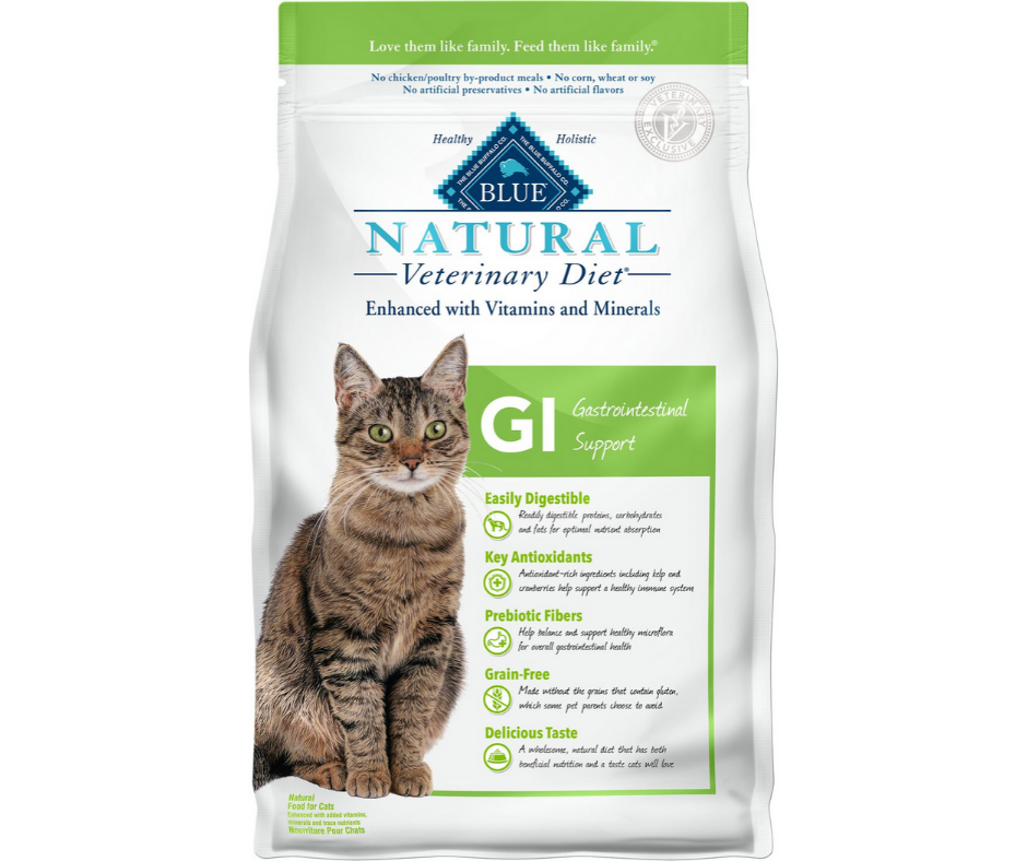 Blue Buffalo, BLUE Natural Veterinary Diet - GI Feline Gastrointestinal Support Dry Cat Food-Southern Agriculture