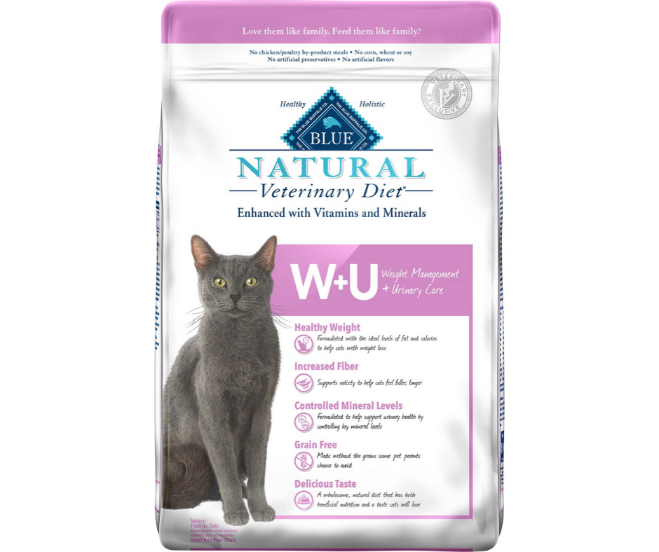 Blue Buffalo BLUE Natural Veterinary Diet - W+U Feline Weight Management + Urinary Care Dry Cat Food-Southern Agriculture