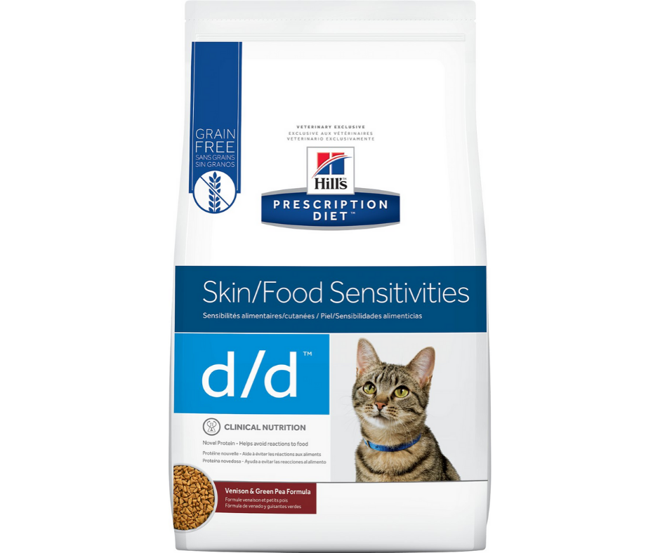 Hill's Prescription Diet - d/d Skin & Food Sensitivities Feline Venison & Green Pea Formula Dry Cat Formula-Southern Agriculture