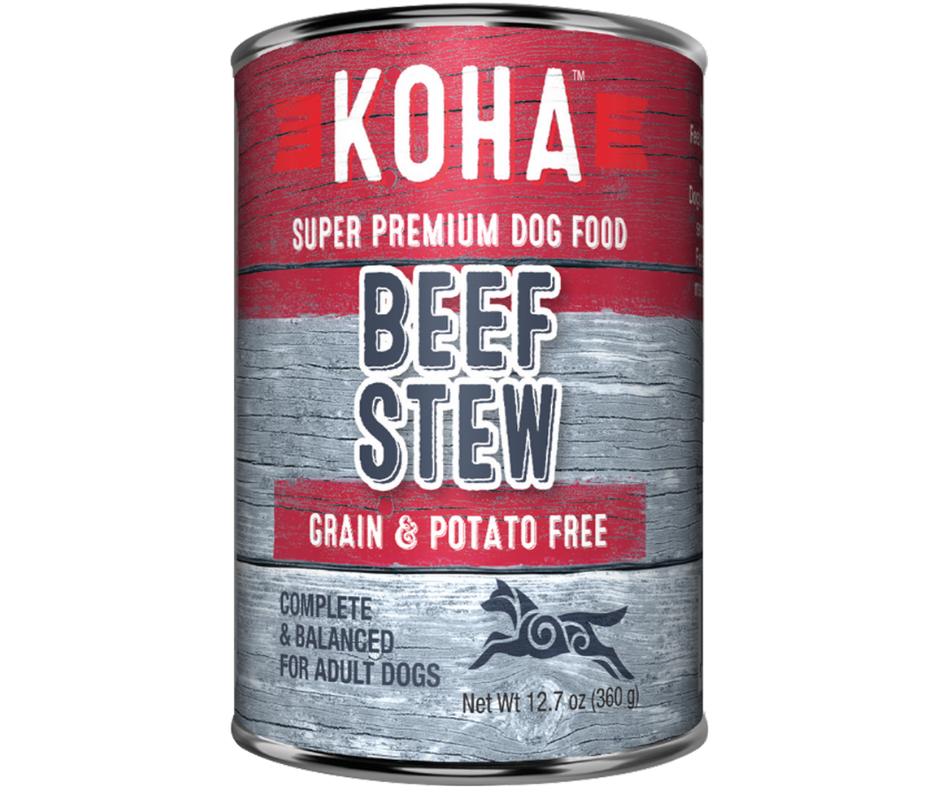KOHA, Minimal Ingredient - All Breeds, Adult Dog Beef Stew Recipe Canned Dog Food-Southern Agriculture