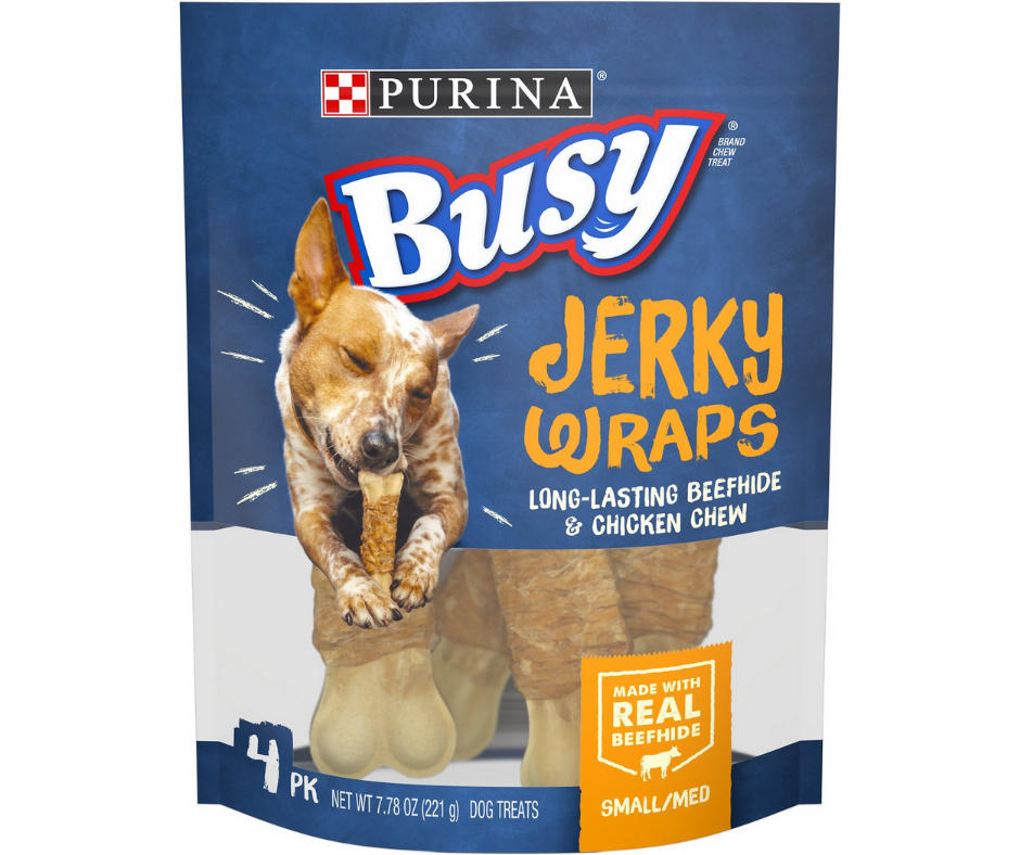 Purina, Busy Bone - Jerky Wraps Small and Medium Breed. Dog Treats.-Southern Agriculture