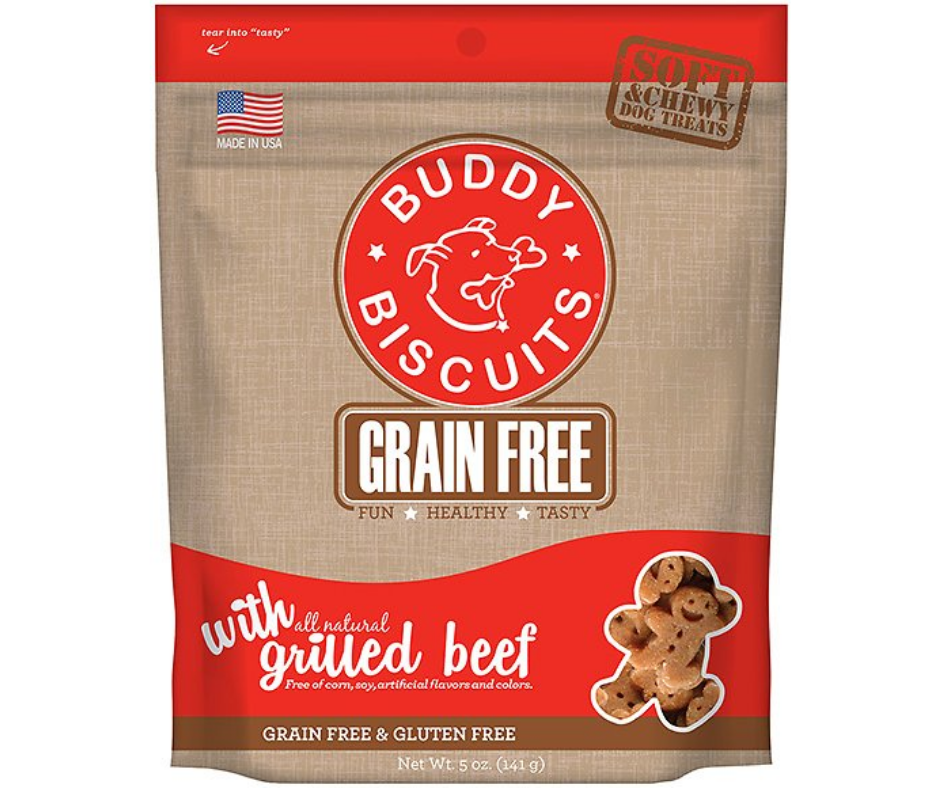 Buddy Biscuits - Grain Free Soft & Chewy Slow Roasted Beef Recipe. Dog Treats.-Southern Agriculture