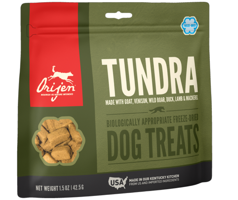 Orijen tundra 2025 dog treats