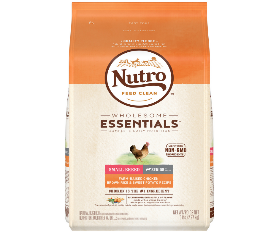Nutro Wholesome Essentials Small Breed Senior Dog Farm Raised Chick