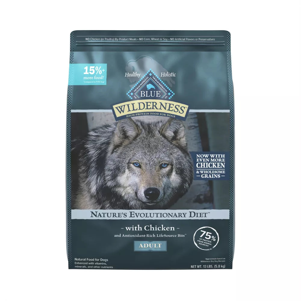 Blue Buffalo Wilderness Dog Food Adult 13 lbs. Chicken