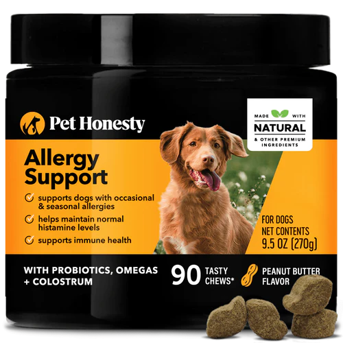 Pet Honesty - Allergy Support Peanut Butter Tasty Chews For Dogs