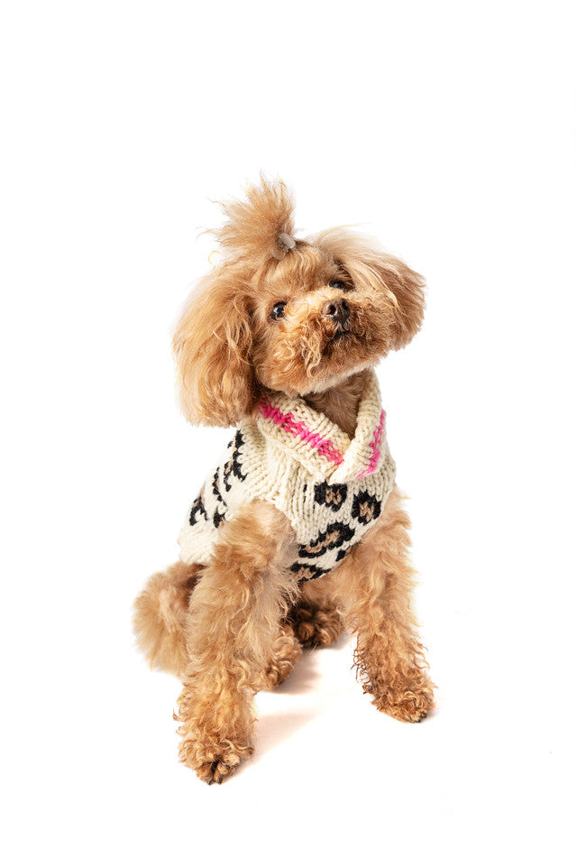 Chilly Dog - Dog Sweater Leopard
