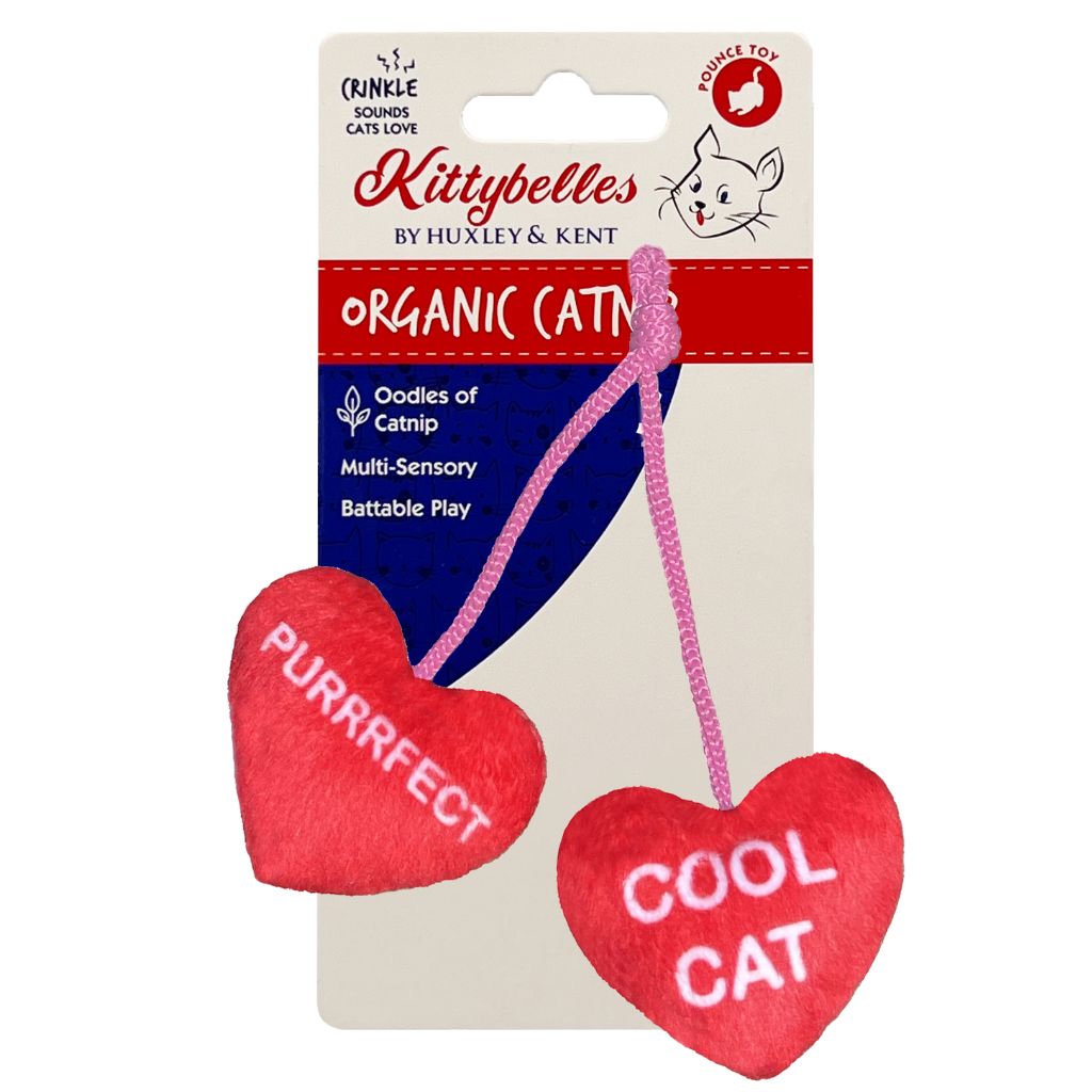 Huxley & Kent - Kittybelles Heart Strings Plush Cat Toy