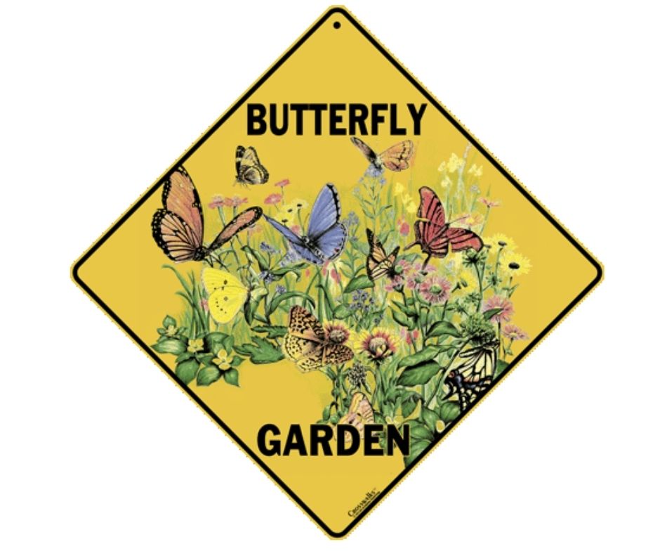 Butterfly Garden Sign by CrossWalks-Southern Agriculture