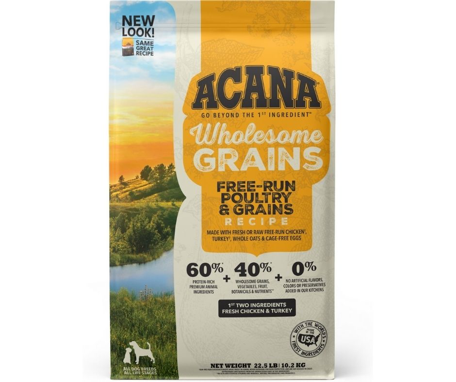 Acana Free Run Poultry Wholesome Grains Recipe Dry Dog Food