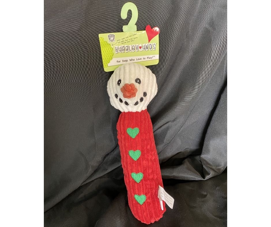 Huggle Hounds - Long Squeak Snowman. Dog Toys.-Southern Agriculture