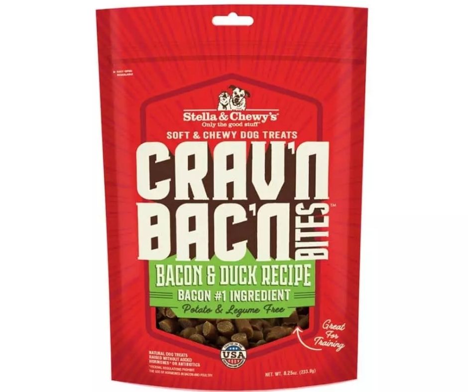 Stella & Chewy's - Crav’n Bac’n Bites Bacon & Duck Recipe. Dog Treats.-Southern Agriculture