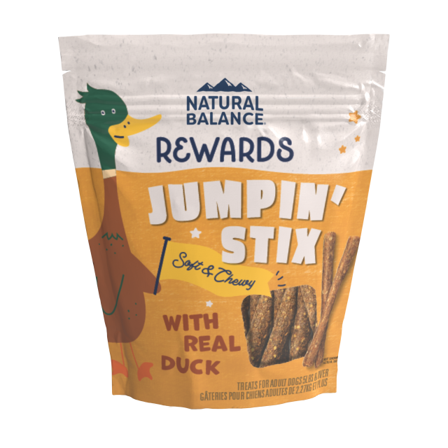 Natural Balance - Jumpin Stix Rewards Duck Soft & Meaty Treats For Dogs