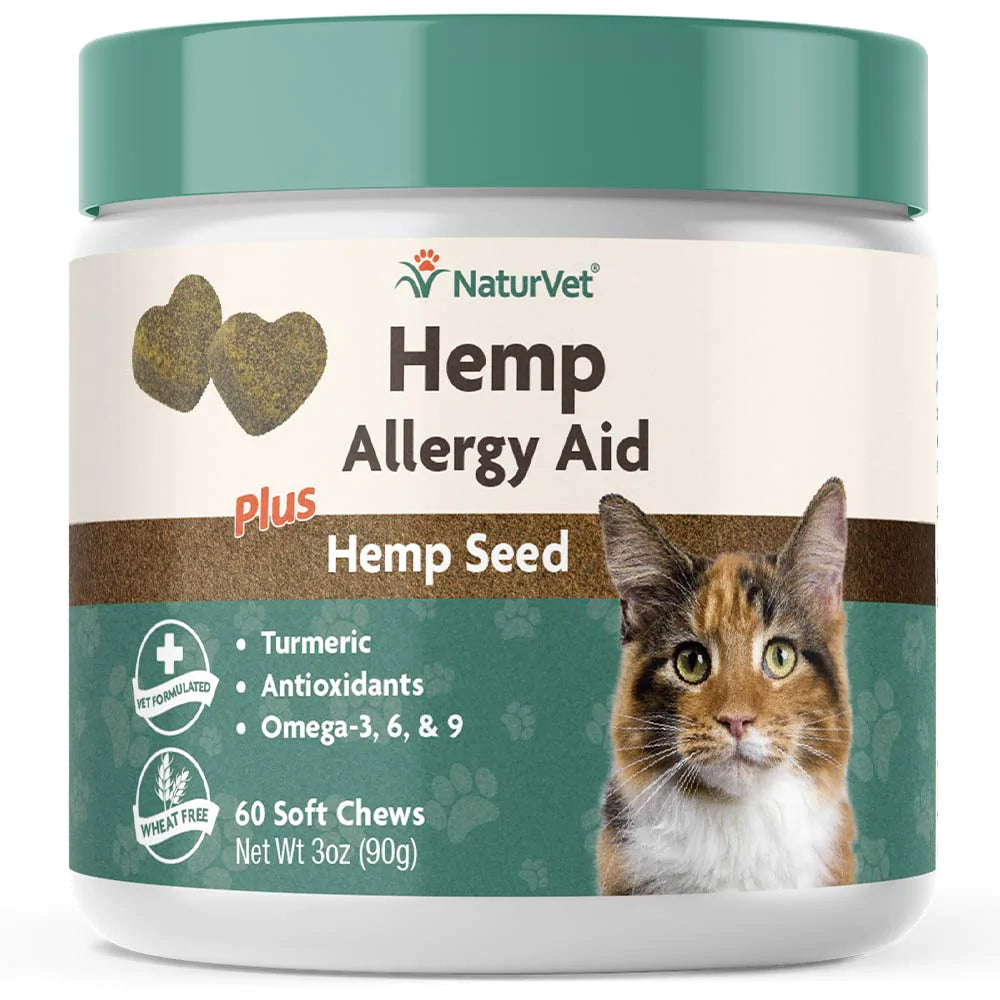 Hemp Allergy Aid Cat Soft Chew by NaturVet