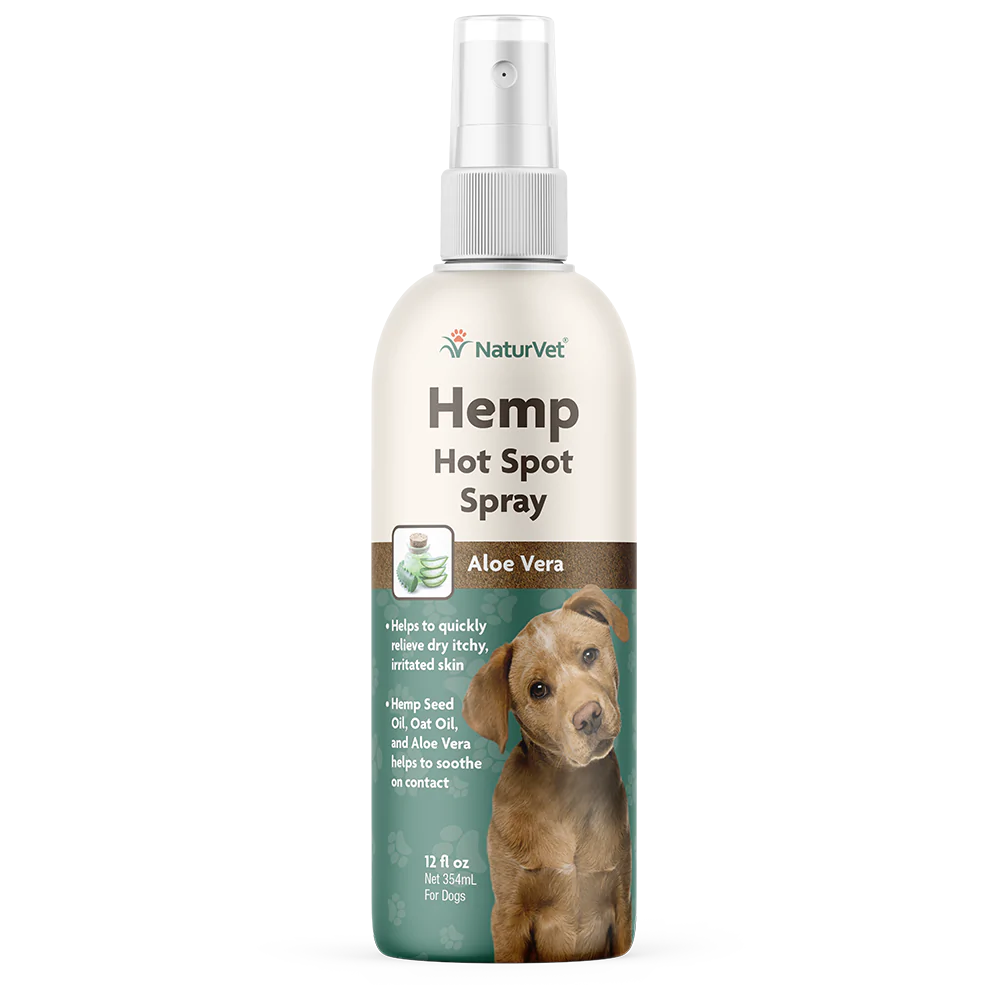 NaturVet - Hemp Allergy Hot Spot Spray by NaturVet