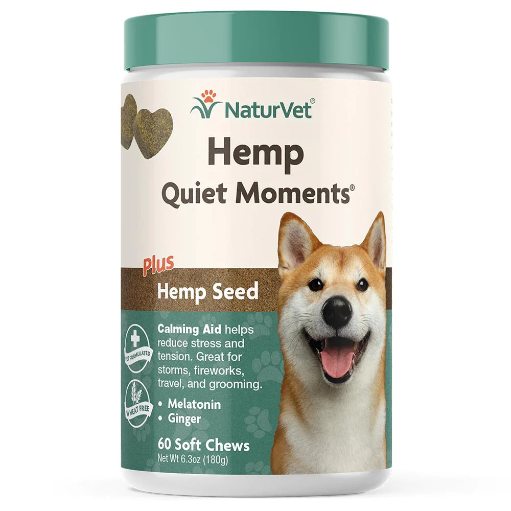 NaturVet - Hemp Quiet Moments Plus Soft Chews by NaturVet