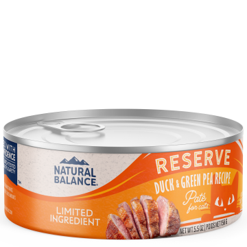 Natural Balance, LID Limited Ingredient Diets - All Breeds, Adult Cat Duck & Green Pea Recipe Canned Cat Food - Southern Agriculture