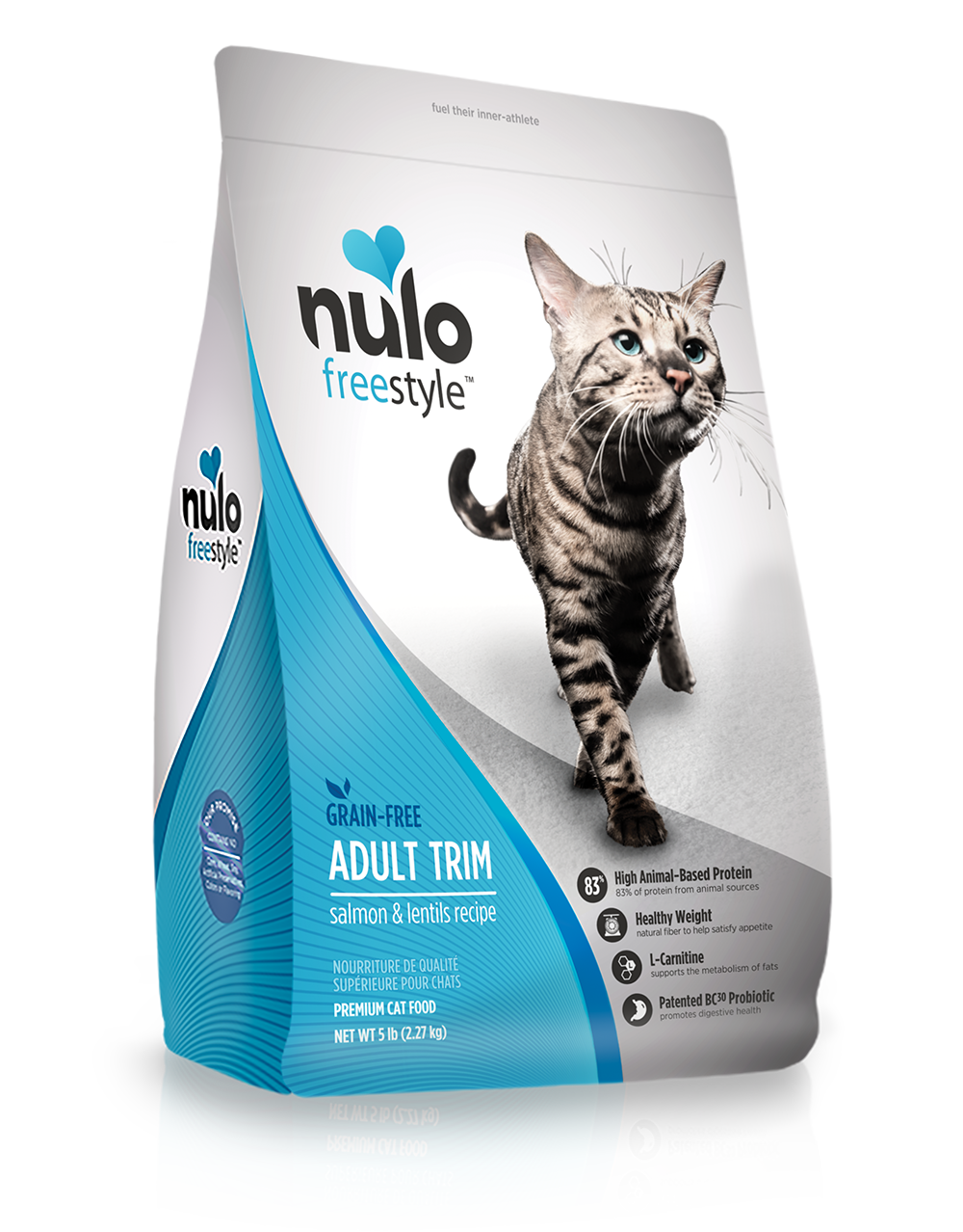 Nulo Freestyle - Adult Trim Salmon & Lentils Grain-Free Dry Cat Food-Southern Agriculture