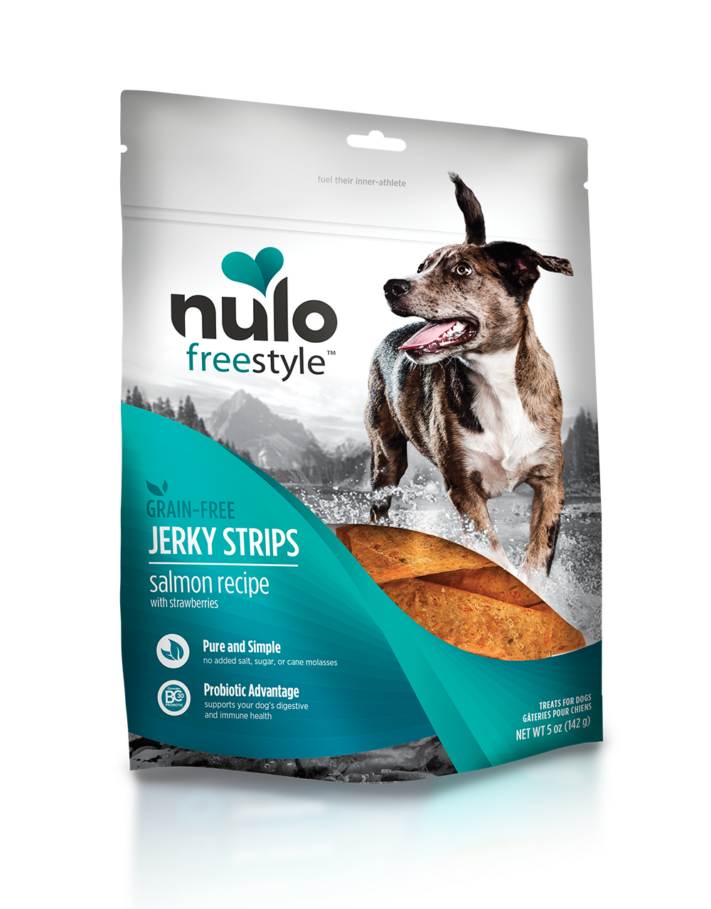 Nulo - Jerky Strips Salmon with Strawberries Grain Free. Dog Treat.-Southern Agriculture