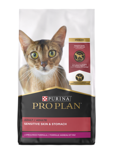 Purina Pro Plan FOCUS- All Breeds, Adult Cat Sensitive Skin & Stomach Lamb & Rice Recipe Dry Cat Food-Southern Agriculture