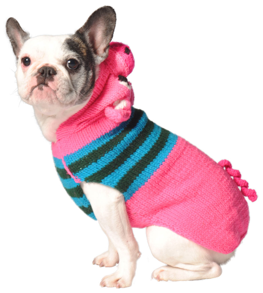 Chilly Dog - Dog Sweater Pink Piggy