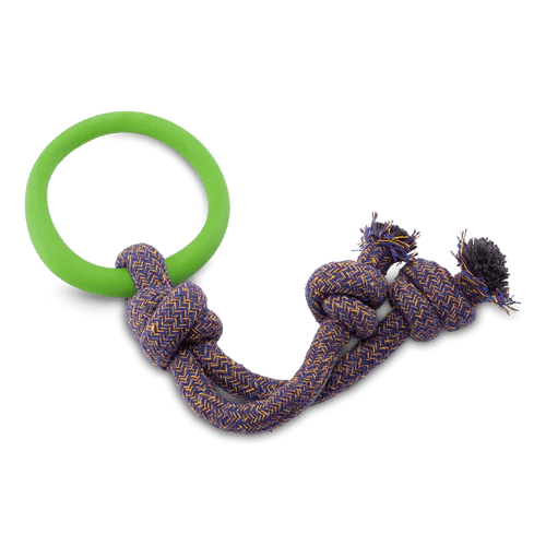 Beco - Hoop On A Rope - Natural	Rubber & Cotton Knotted Ropes