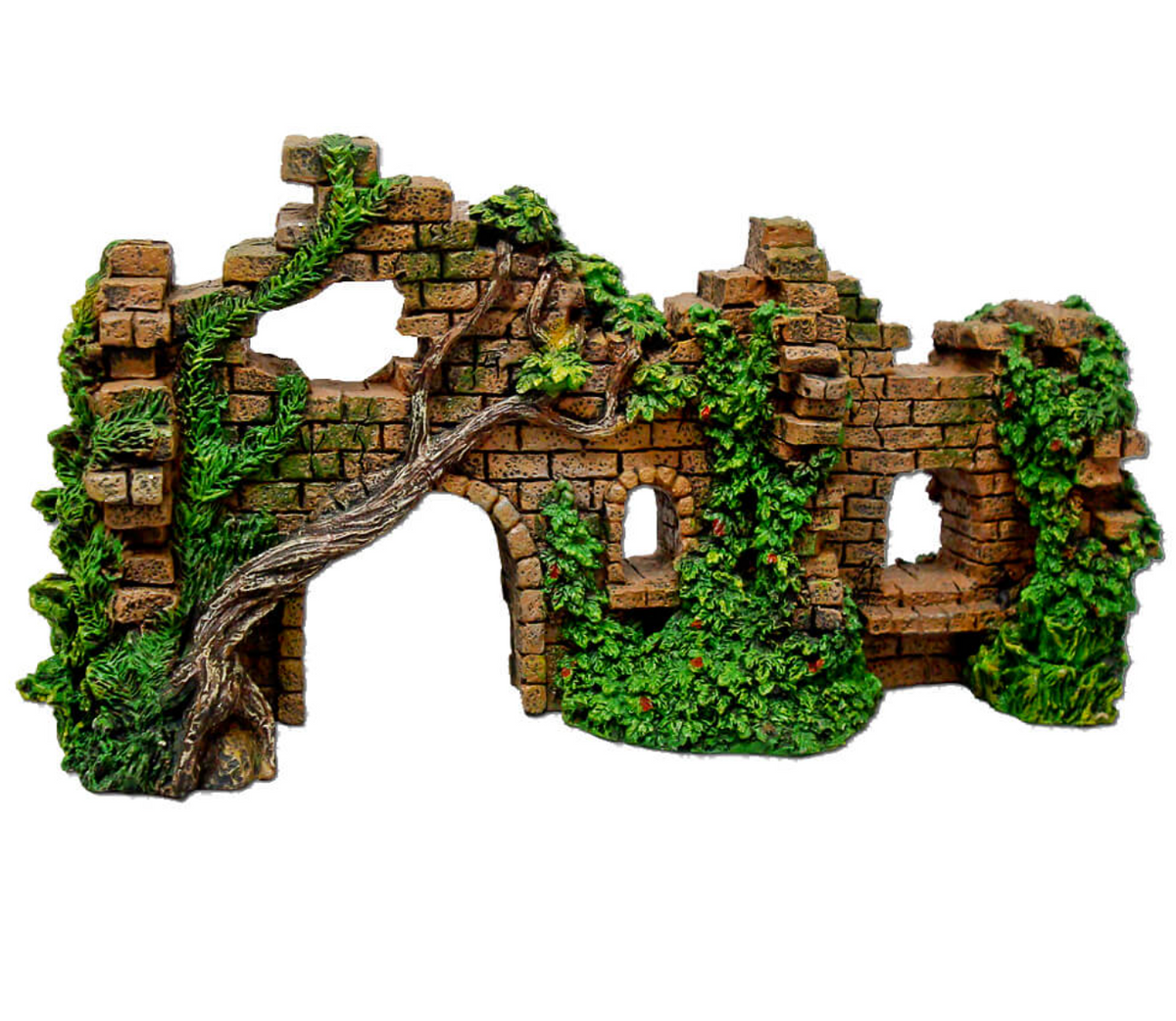 Blue Ribbon - Cobblestone Castle Walls Fish Tank Ornament