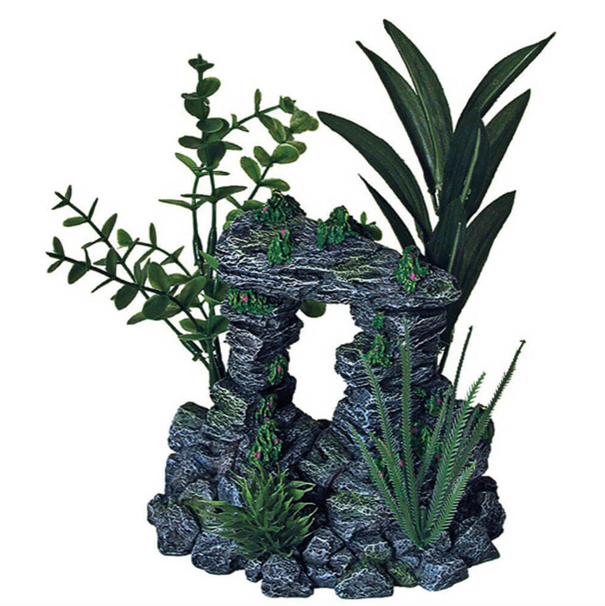 Blue Ribbon - Rock Arch With Plants Medium Ornament