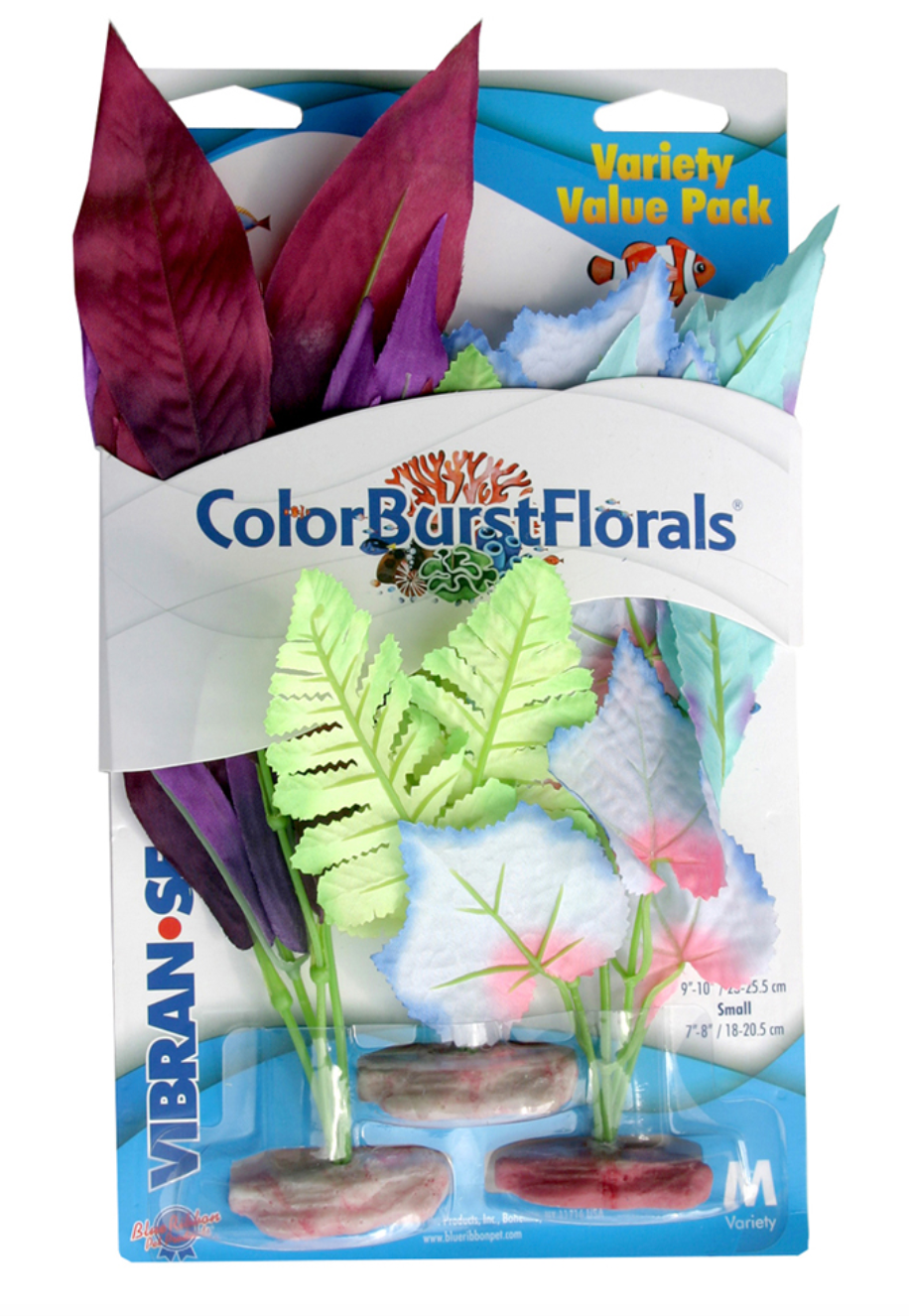 Blue Ribbon - Variety Pack Plants Medium Color Burst Florals Silk-Style