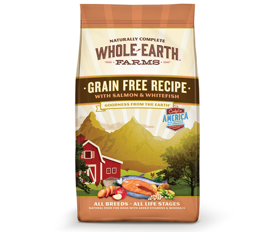 Whole Earth Farms Grain Free - All Breeds, Adult Dog Salmon and Whitefish Recipe Dry Dog Food-Southern Agriculture