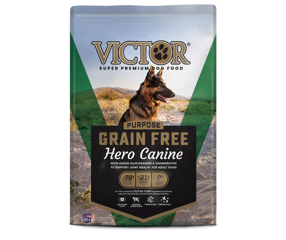 Victor All Breeds Adult Dog Grain Free Hero Canine Recipe Dry Dog Food