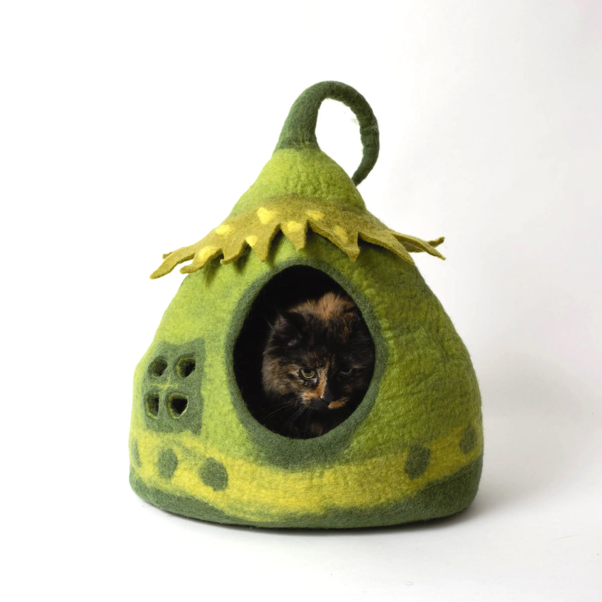 Dharma Dog Karma Cat - Pet Cave Fairy House Wool