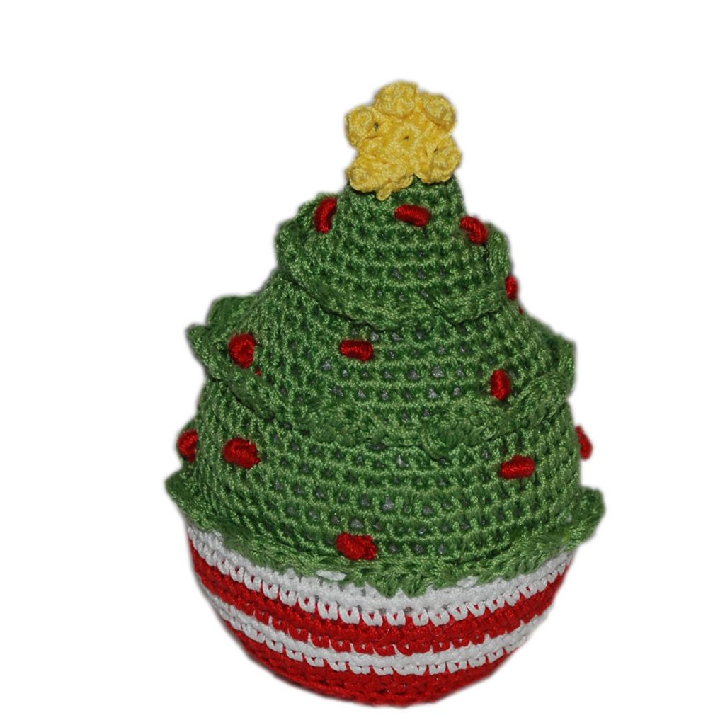 Mirage Pet Product - Knit Knacks Christmas Tree Organic Cotton for Small Dogs