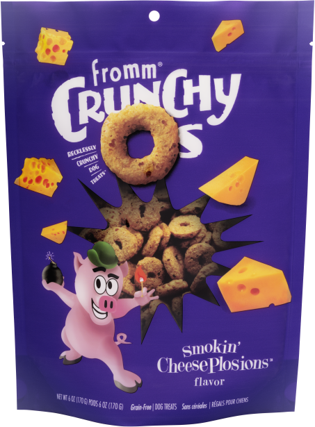 Fromm - Crunchy O's Smokin' Cheeseplosions. Dog Treats.-Southern Agriculture