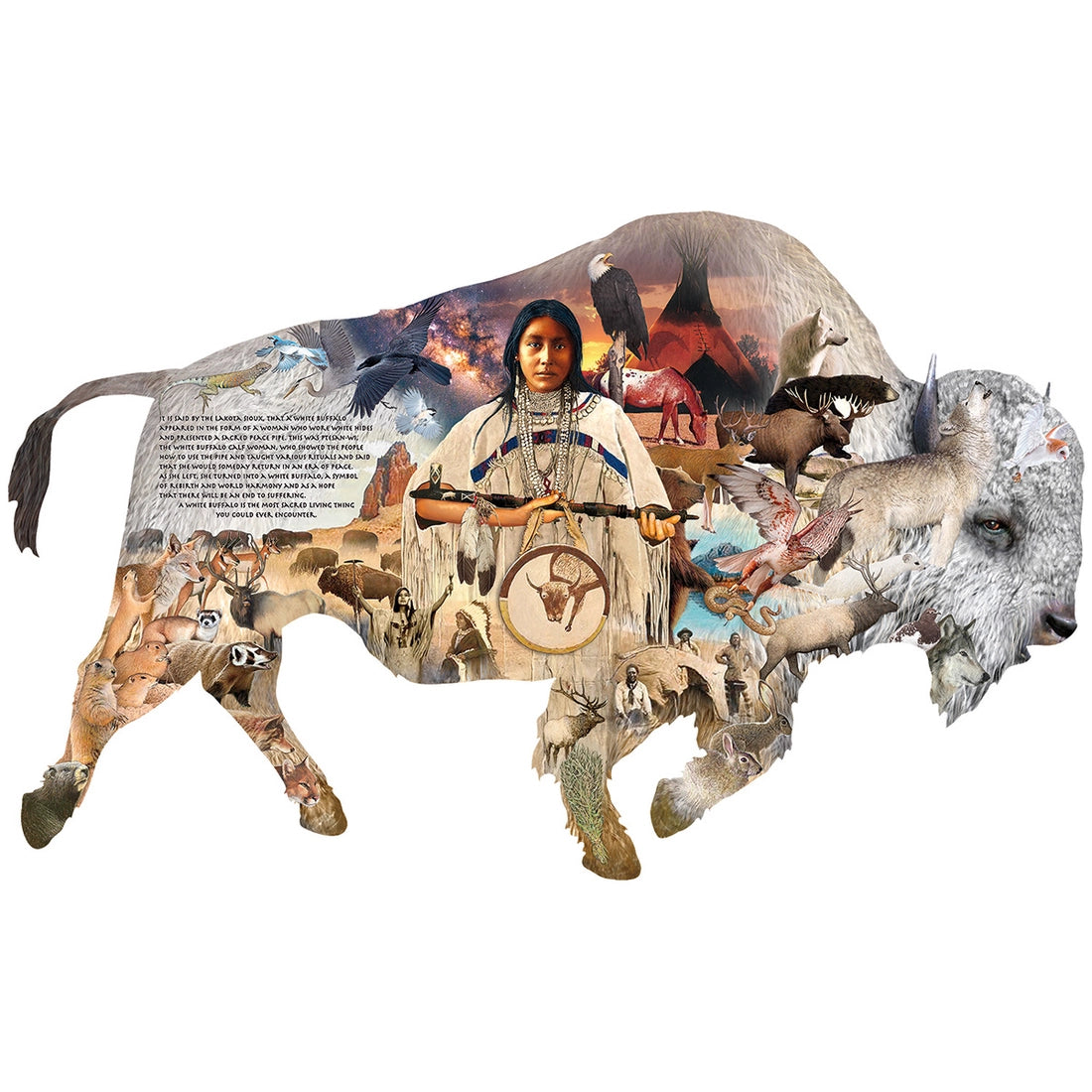 Photo newest puzzle-White buffalo