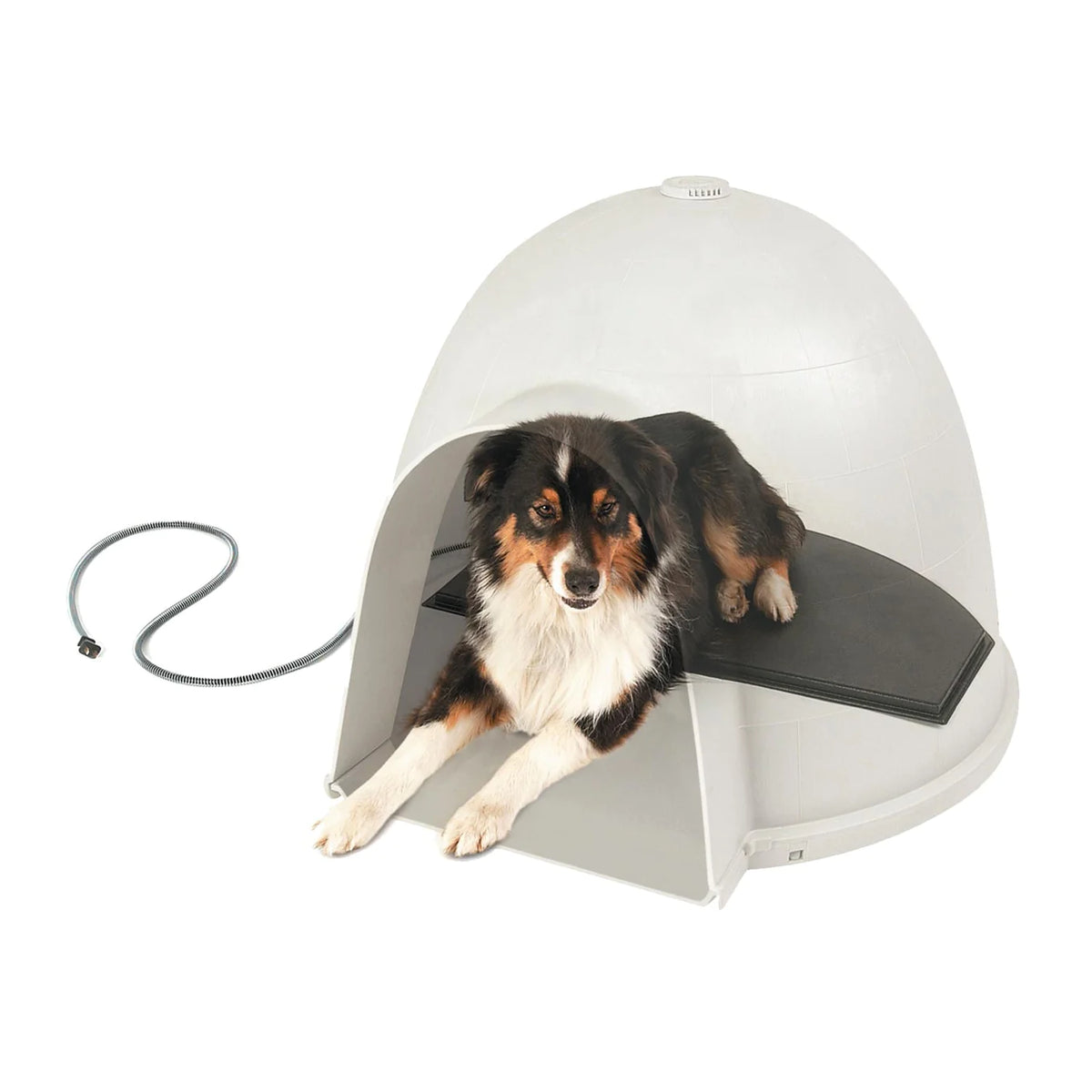 K & H Pet Products - Lectro Soft Igloo Heated Bed For Dog Houses BLACK