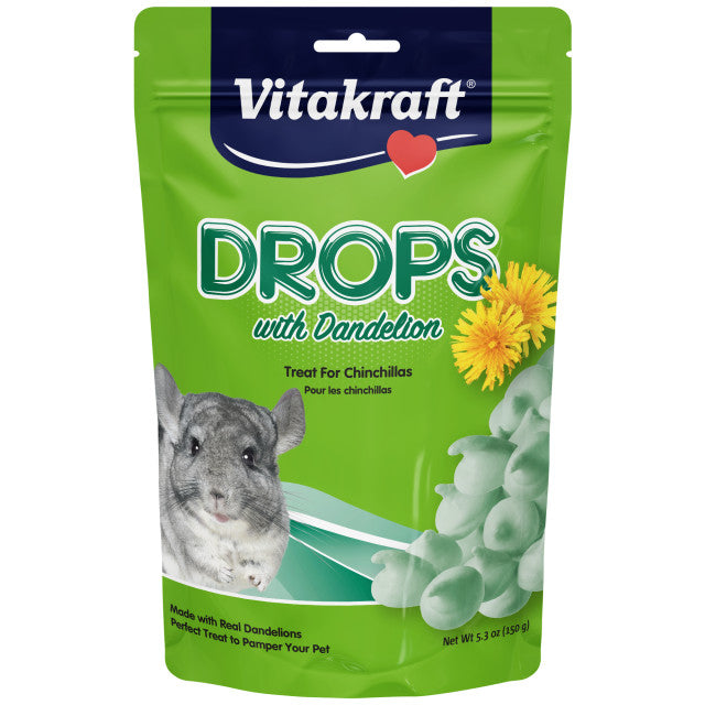 Vitakraft - Dandelion Drops for Chinchilla in Pouch