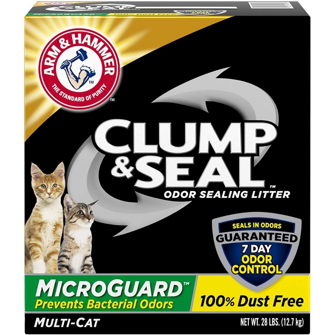 Arm Hammer Clump and Seal Microguard Clay Cat Litter