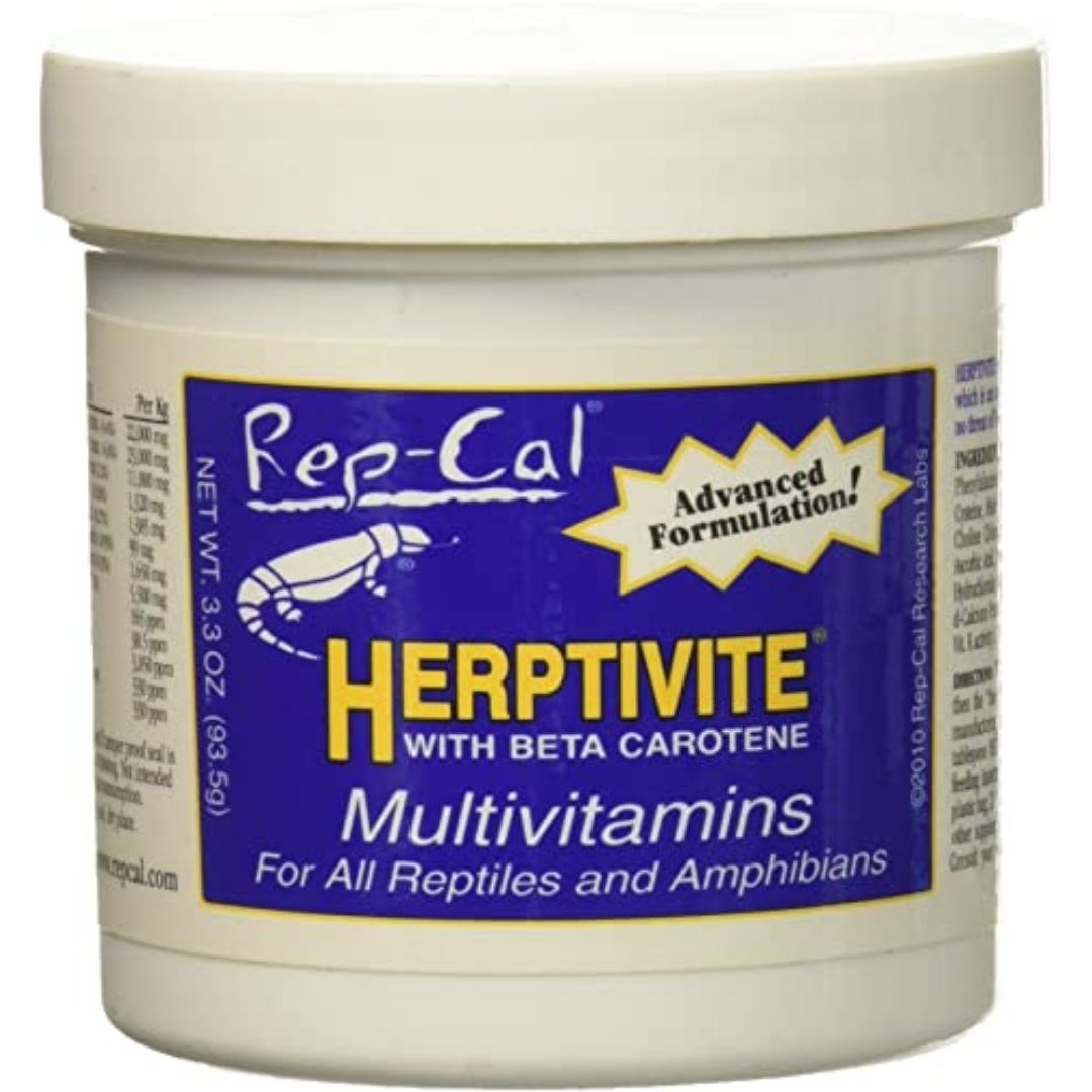 Rep-Cal Herptivite with Beta Carotene Multivitamin Reptile Supplement-Southern Agriculture
