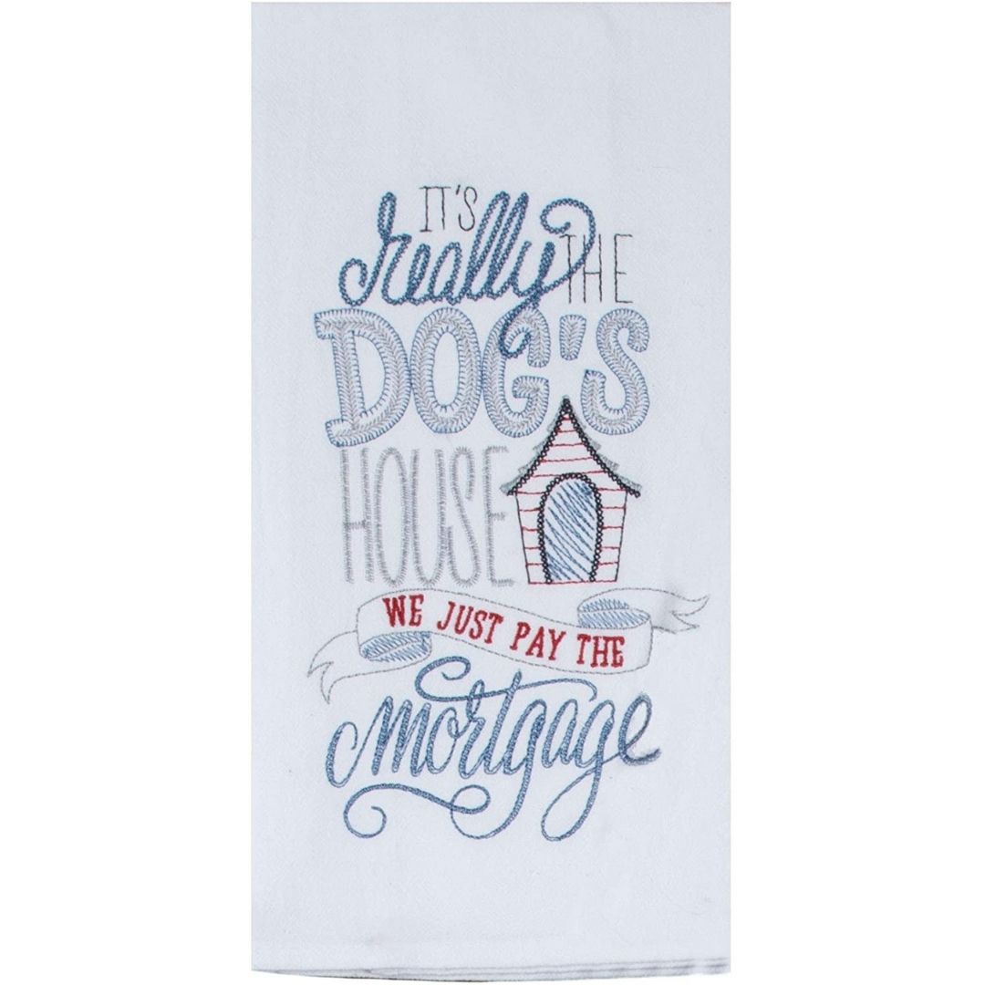 Kay Dee Designs - The Dog's House Embroidered Flour Sack Towel-Southern Agriculture