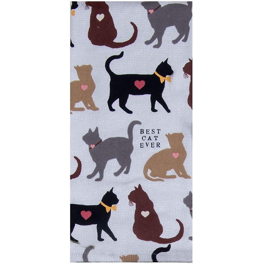 Black Cat Towels