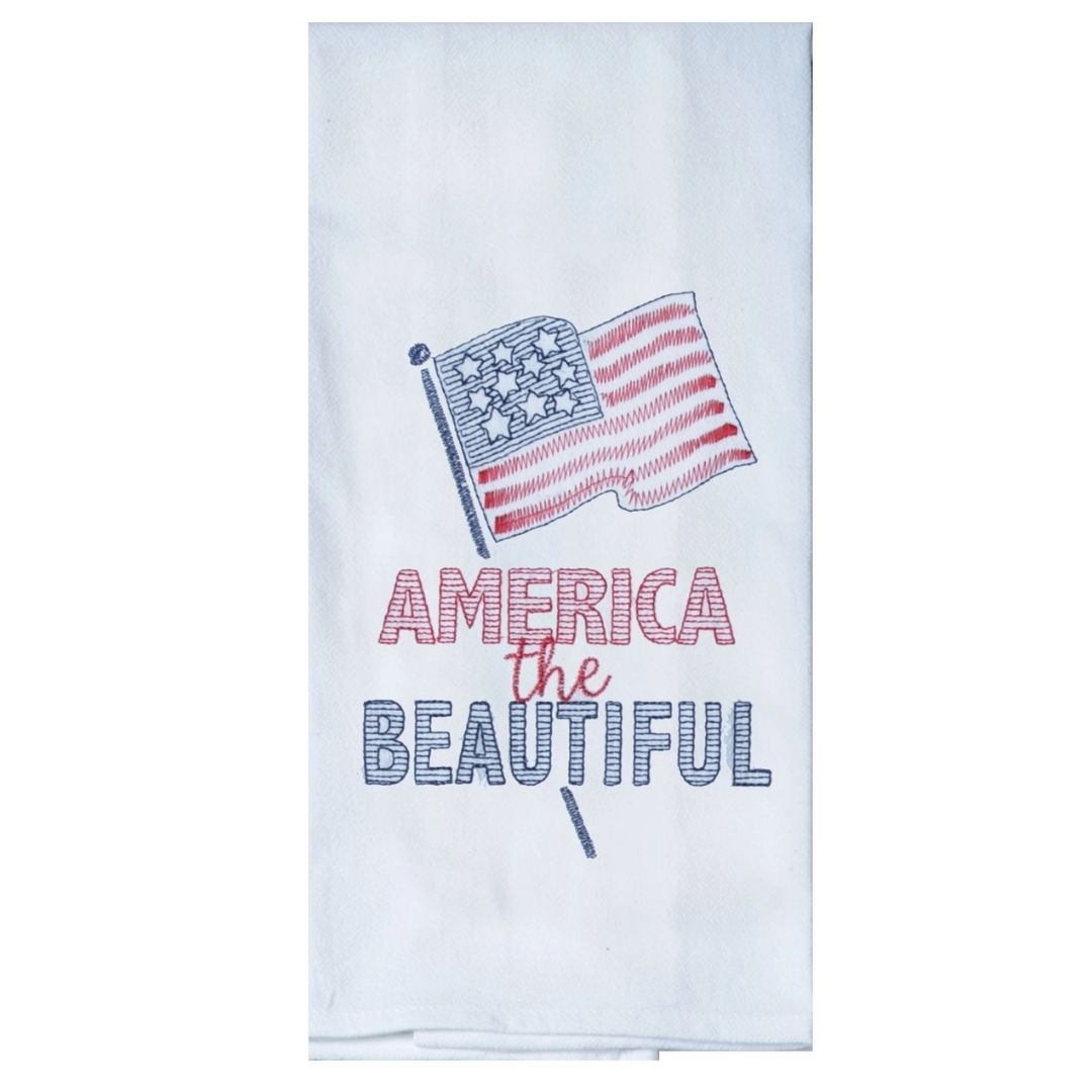 Kay Dee Designs - America the Beautiful Flour Sack Towel-Southern Agriculture