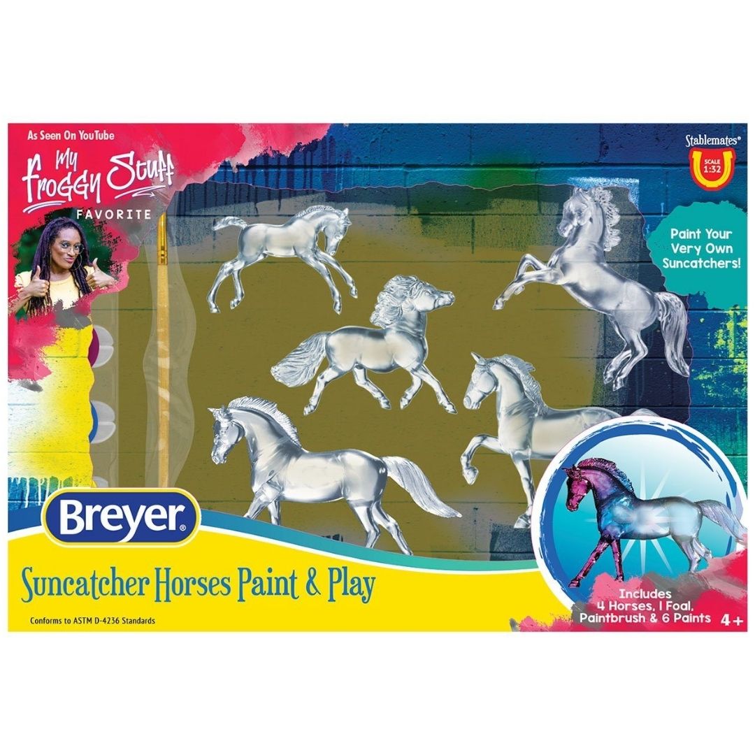 Breyer - Suncatcher Horses Paint & Play Set Toy