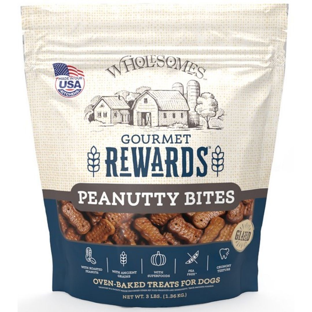 Sportmix - Wholesomes Peanutty Bites Dog Treats