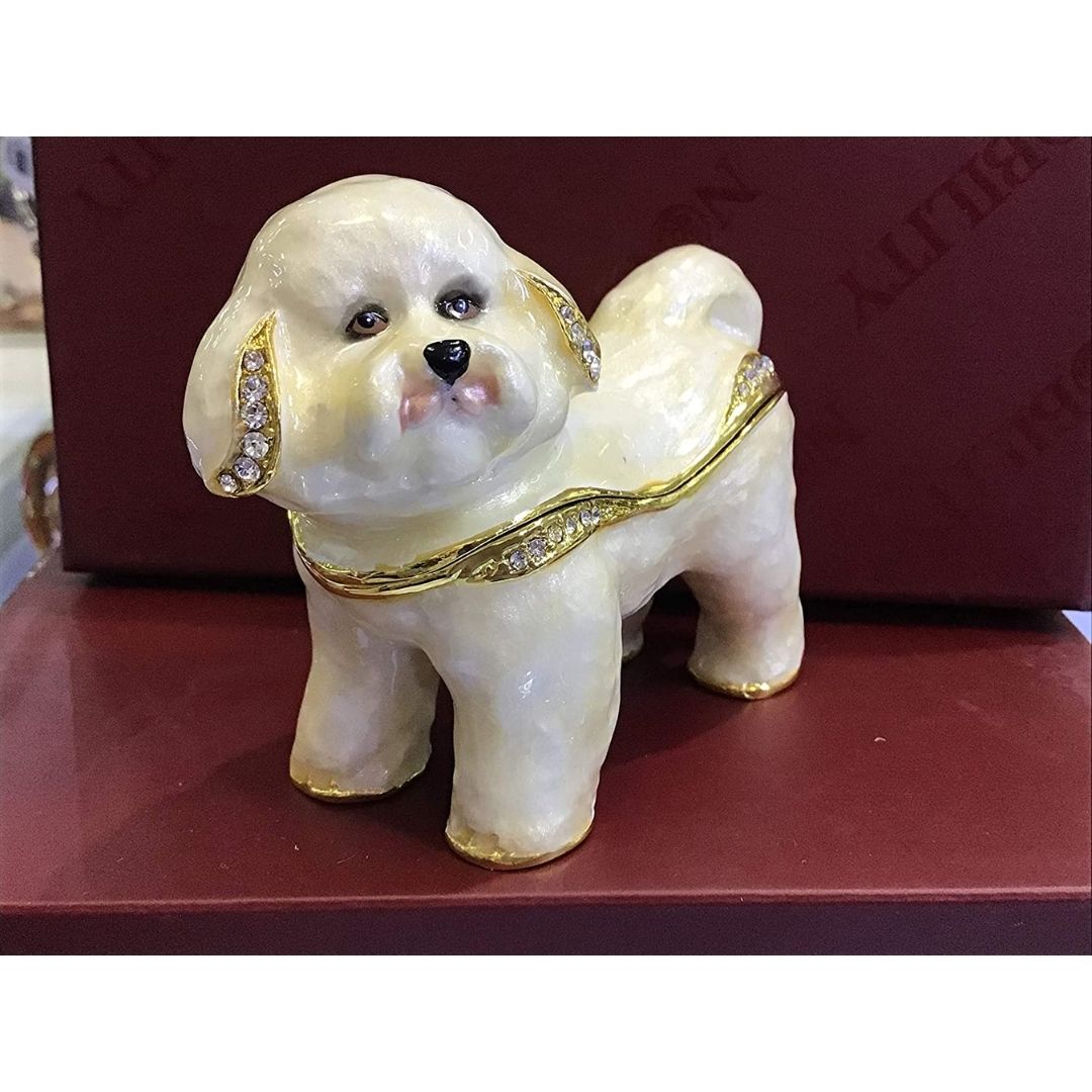 Kubla Crafts - Bichon Trinket Box