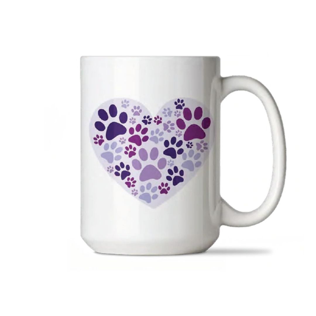 Dog Speak - Mug Heart Paw