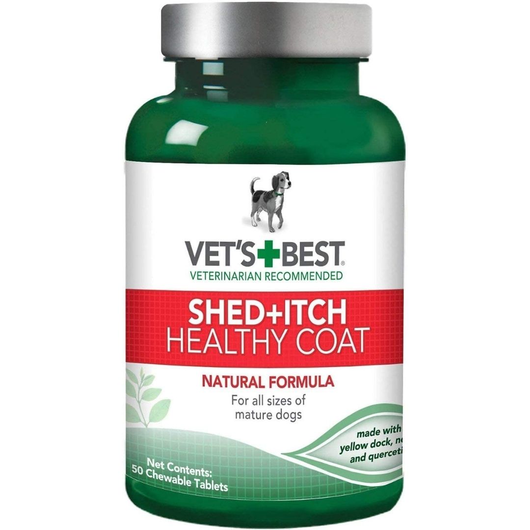 Vet's Best Shed & Itch Chewable Supplement for Dogs