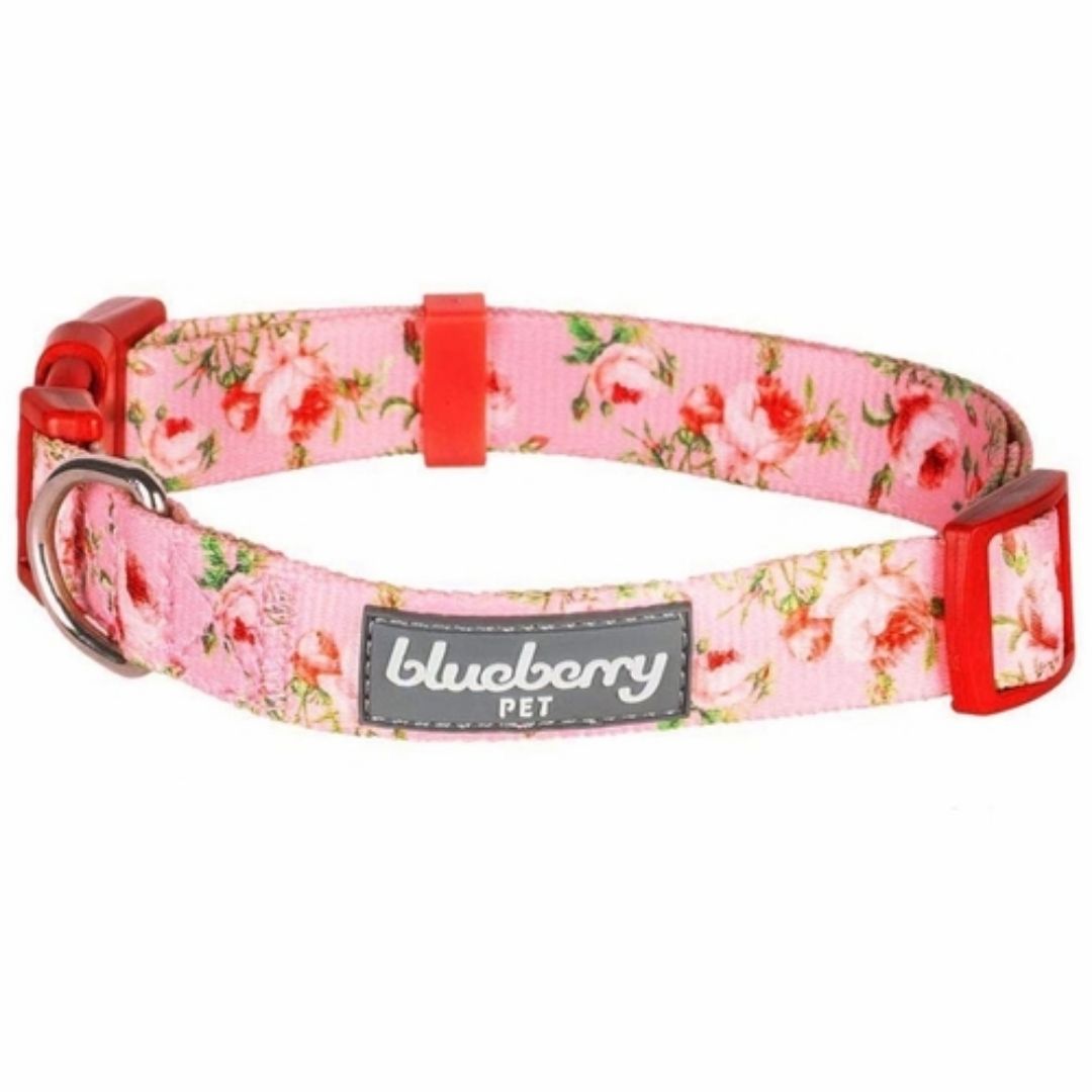 Blueberry Pet - Rose Baby Pink | Petal Paws Floral Dog Collar
