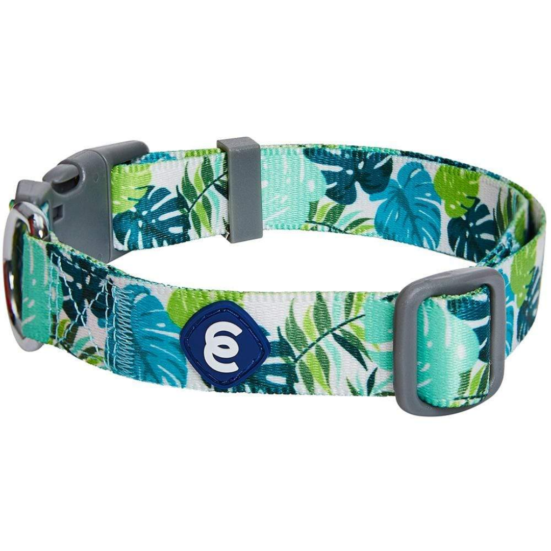Blueberry Pet - Bahamas Vacation Palm Leaves Dog Collar