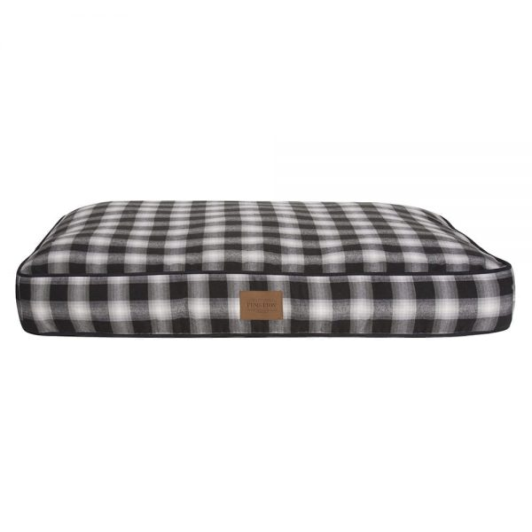 Carolina Pet Company - Pendleton Charcoal Ombre Plaid Pet Napper Dog Bed